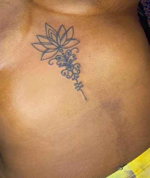 geometric-floral-tattoo