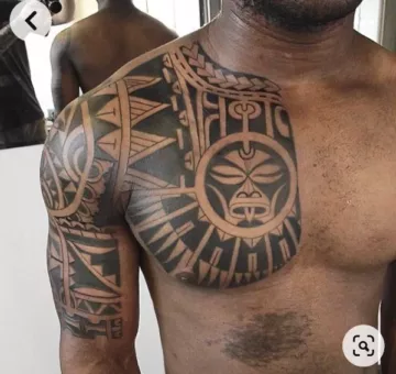 Marquesan Design Tribal Tattoo
