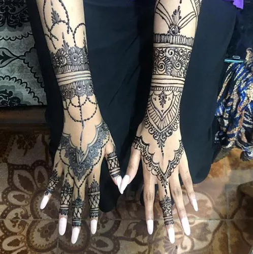 arabic-and-indian-styles-henna-tattoo-design