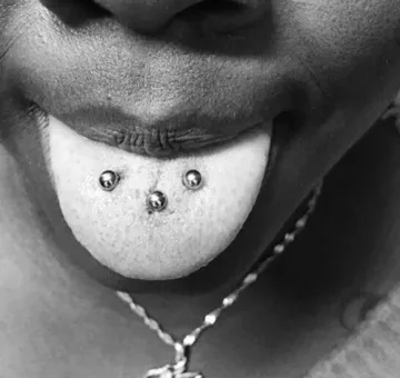 Tripple Tongue Piercing