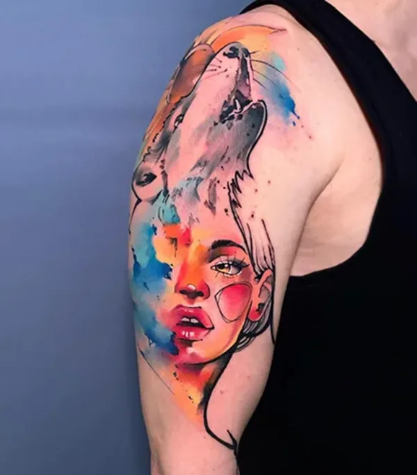 portrait-and-figures-watercolor-permanent-tattoo