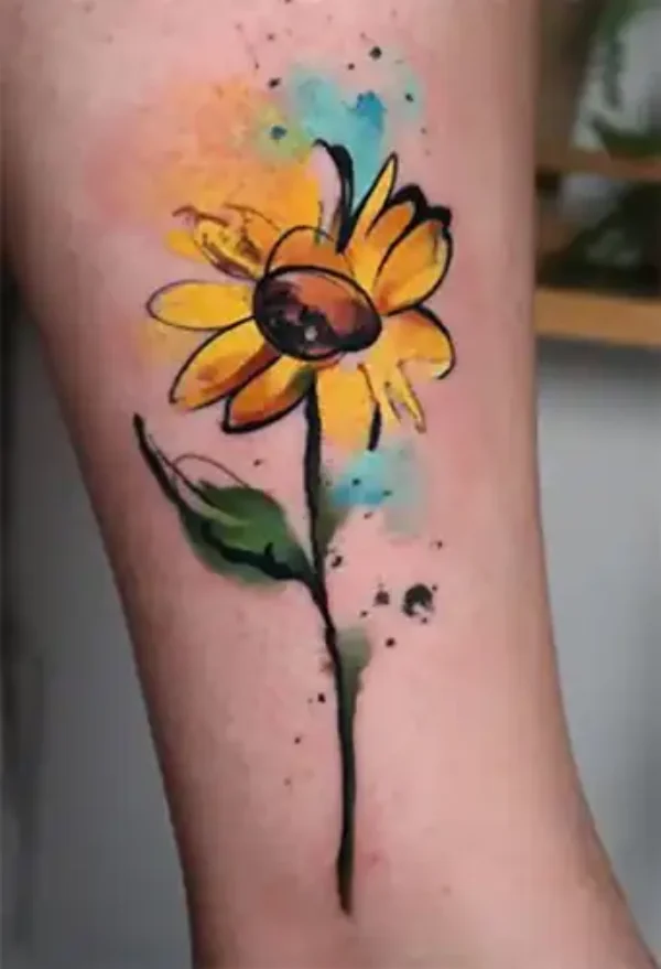 floral-watercolor-tattoo-design