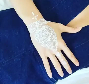 Mandala Designs Metallic Tattoos