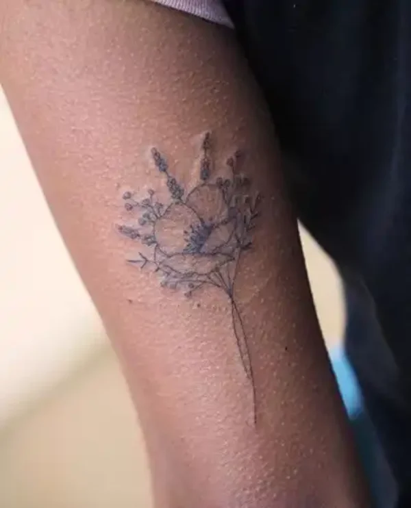 botanical illustrations-line-art-tattoo
