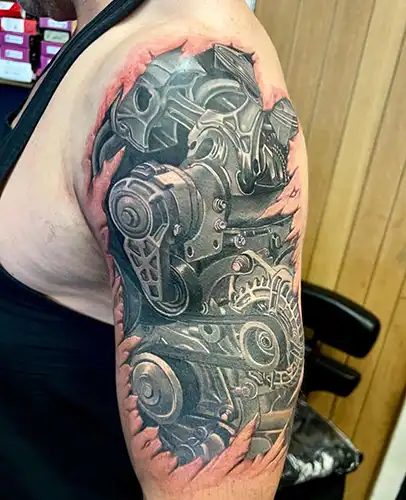 biomechanical-3D-effects-and-trompe-l'œil-tattoo