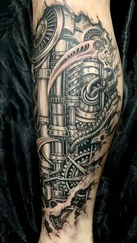 biomechanical-layering-and-depth-tattoo