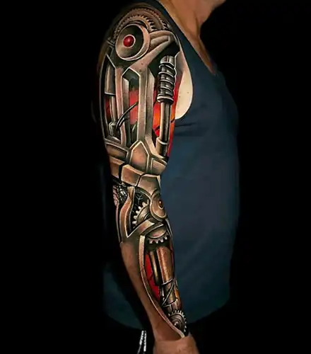 biomechanical-layering-and-depth-tattoo