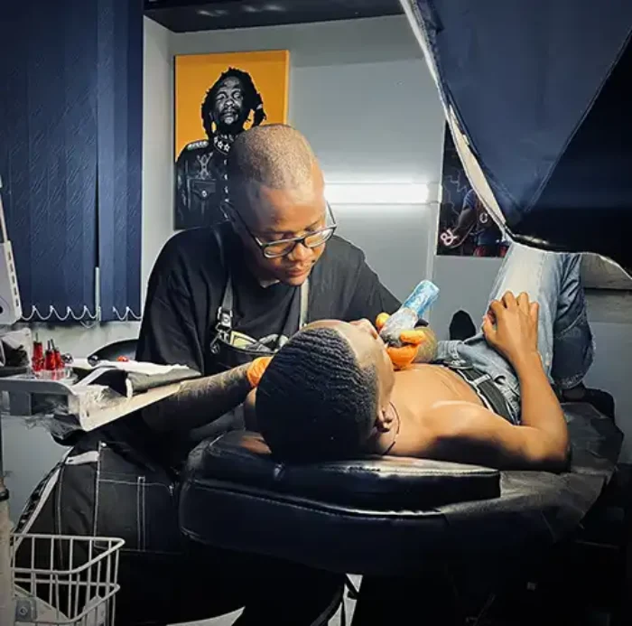 tattoo-session-progress