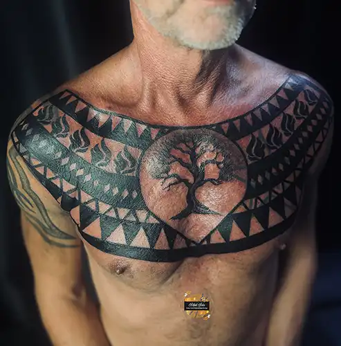 polynesian-inspired-tribal-tattoo