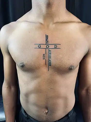sternum-cross-tattoo