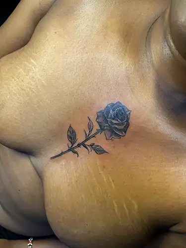 black-and-grey-floral-tattoo