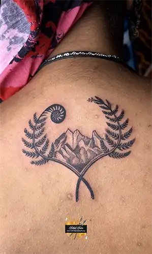 fine-line-mountain-landscape-tattoo